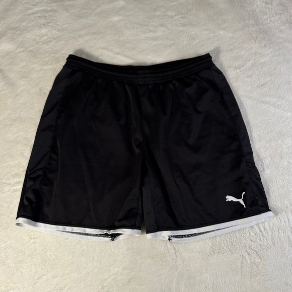 Puma Pants - Puma Women's Athletic Shorts Black Dry Cell Size L Gym Workout Activewear